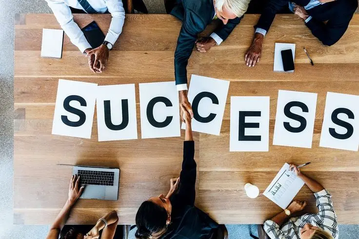 teamwork and collaboration concept showing success letters freelance digital marketing strategist in kochi